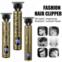 Afeitadora Eléctrica Profesional USB Recargable T9 Corte De Pelo Velocidad Alta Afeitadora Portátil Para Barba Y Cabello Vintage - details 2