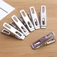 20pcs/40pcs Clips De Acero Inoxidable Resistentes Al Viento Material Aumentado Fuerza De Apriete Fuerte Uso Multifuncional Duradero - details 4