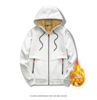 Nueva Chaqueta De Piel De Oveja Para Hombres 2024 Con Forro De Terciopelo Grueso Para Otoño E Invierno Ropa Deportiva Con Capucha Casual Cardigan Cálido - details 10