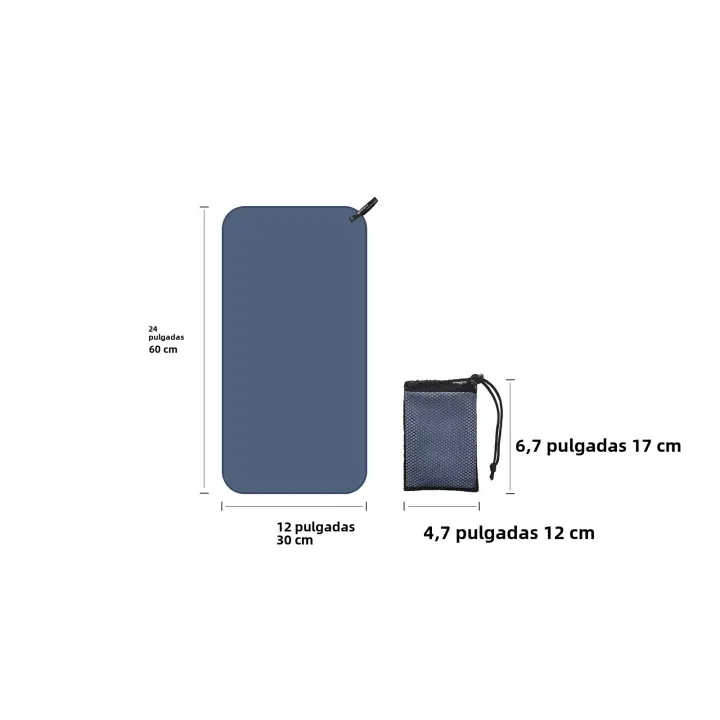 Toalla De Microfibra Mutao Con Bolsa De Malla Para Secado Rápido Absorbente Ideal Para Camping Gimnasio Yoga Senderismo - 1