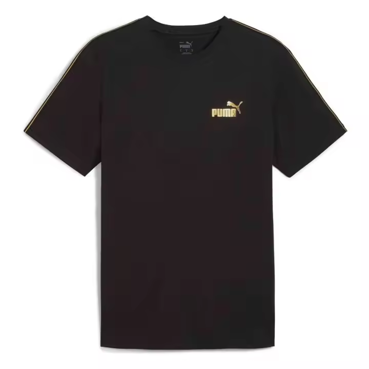 Camiseta de Manga Corta Puma Ess Tape Minimal Gol para hombre en color negro - 1