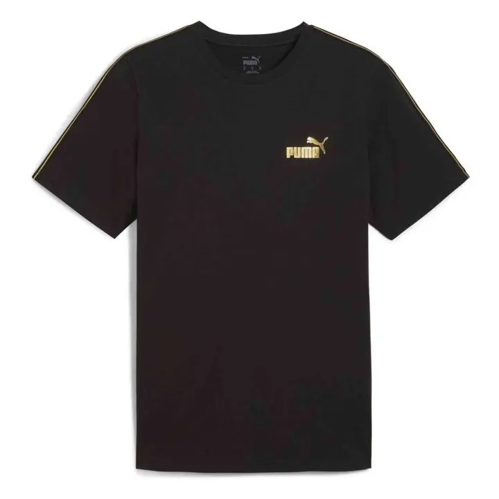 Camiseta de Manga Corta Puma Ess Tape Minimal Gol para hombre en color negro - 1