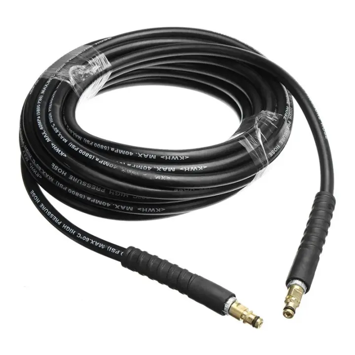 Para Karcher K2 K3 K4 K5 K6 K7 (6m) arandelas de alta presión de limpieza de agua Kit de limpieza de manguera de reemplazo 6m/8M/10M/15M - 1