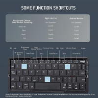 Teclado Bluetooth Plegable Con Soporte Magnético De Aleación De Aluminio Mini Teclado Recargable Para Tableta iPad - details 6