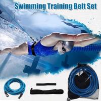 Cinturón de resistencia de natación-Entrenamiento de cinturón de natación, cinturón de natación de entrenamiento de resistencia estacionaria para nadar sin Contracorriente (rango de ajuste: 55cm-1,05 m) - details 1