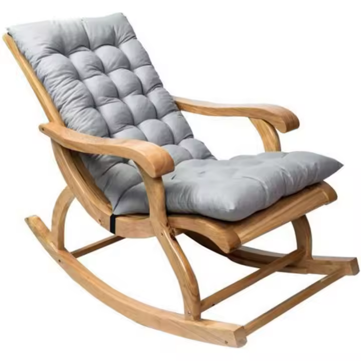 Silla mecedora de jardín, cojín para asiento de silla de patio -1205012 cm (sin silla) - 1