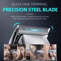 Máquina para Cortar Cabello ajustable, Combinado de Metal complete Kit, Cortadora de peluquero, Kit de afeitar de Barba para helbres - details 2