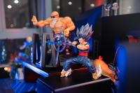 Figura De Acción Dragon Ball Z 24cm Son Gohan Super Saiyan Batalla Ingrediente Anime PVC Modelo De Lucha Contra Cell DBZ Gohan Awaken Toy - details 3
