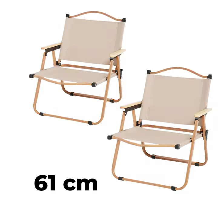 MAGIC SELECT Sillas Camping Plegable. Silla Camping Aluminio. Silla Picnic Metálica, Playa, Glamping, Jardín, Barbacoa, Viajes, Excursión para Cualquier Terreno. - 1