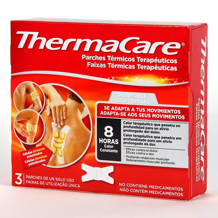 THERMACARE PARCHES TERMICOS ADAPTABLES 3 PARCHES - 1