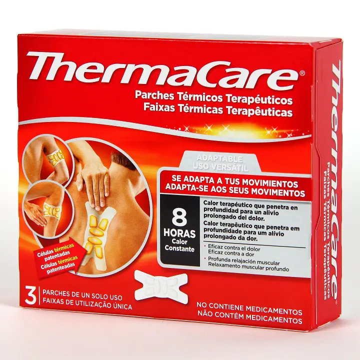 THERMACARE PARCHES TERMICOS ADAPTABLES 3 PARCHES - 1
