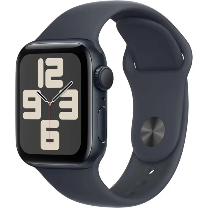 Apple Watch SE 2024 GPS Caja de aluminio de 40 mm con correa deportiva Midnight Tamaño S/M - 1