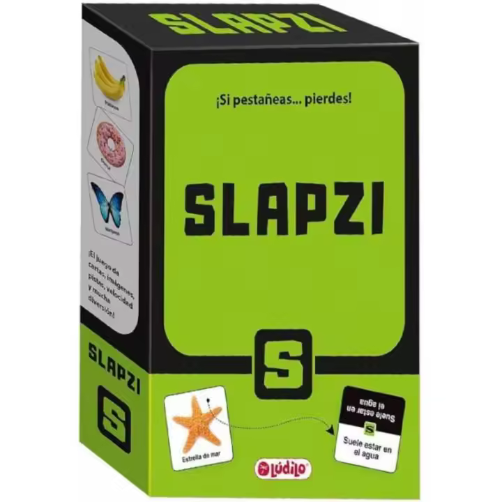 Ludilo Juego de Mesa Slapzi - Cartas de Imágenes y Pistas para Niños y Familias - 1