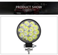 Lámpara De Trabajo LED 14 42W 6000K Mini Faro Redondo Para Camión SUV 4WD Faros De Ingeniería Off-road Lámpara Antiniebla Frontal - details 5