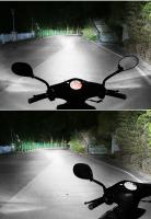 Faros LED Dual Color H4 BA20D H6 Para Motocicleta Con Lente De Luz Baja Y Alta Luz Blanca Amarilla Antiniebla Para Scooter Y Motocicleta - details 10