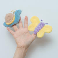 Puppets De Animal Butterfly Kawaii Mini Para Niños Y Niñas Pulsera De Mano Teatro Infantil Educativo Unisex - details 4