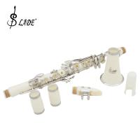 Clarinetes SLADE Bb Blanco Profesionales Con 17 Teclas Madera Bakelite Instrumento De Viento Tenor Con Caja Y Accesorios - details 2