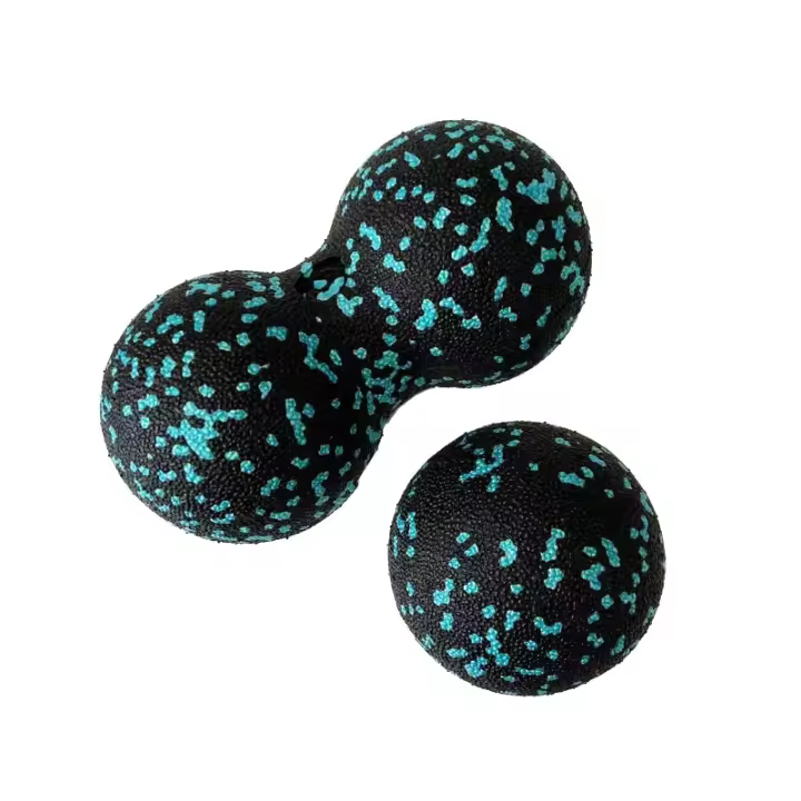 Bolas De Masaje De Pelota Combinación De Dos Bolas Para Relajación Muscular Y Fitness 8x16cm Herramientas De Rehabilitación Cervical EPP Peana De Maníaco - 1