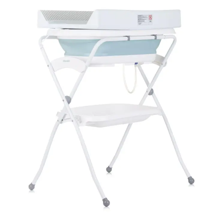 CHIPOLINO Bañera plegable FIORE con soporte y cambiador de Chipolino - 1