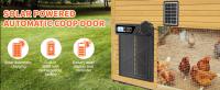 Puerta Automática Para Pajarera Con Timer Y Solar Protección Contra Predeadores De Aleación De Aluminio Duradero Para Pollos - details 6