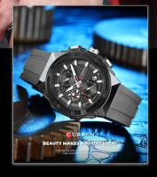 Reloj Deportivo Multifuncional CURREN Moda Con Correa De Silicona Y Dial Luminoso Manos Luminosas Cronógrafo De Cuarzo Diseño Creativo Resistente Al Agua - details 13