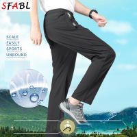 Pantalones De Deporte Al Aire Libre Para Hombres 5XL Con Bolsillos Cierre De Cremallera Secado Rápido Talla Media Estilo Casual Color Negro Azul Oscuro Verde - details 1