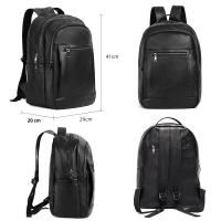 Mochipa De Cuero Autentica 100% para hombre, Morral para orden portátil de 14 pulgadas, de viaje, a la moda - details 2