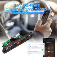 KEBIDU Decodificador MP3 WMA Con Micrófono Inalámbrico Para Coche Bluetooth 5.3 USB TF Radio DIY Reproductor De Música Con Control Remoto - details 4