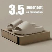 Zapatillas De Casa Unisex Antideslizantes Con Plataforma Gruesa Y Suave Sandalias Para Hombres Y Mujeres Para Interior Y Exterior Ducha Baño Pantufla Adulto - details 3