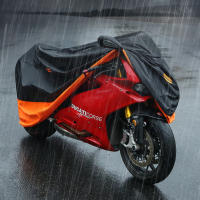 Cubierta Para Motocicleta Universal Impermeable Y Resistente Al UV 190T Tela Plateada Protección Contra Polvo Lluvia Y Sol Para Todas Las Estaciones - details 3