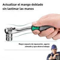 Juego De Llaves De Escalonilla CRV Para Automóvil Herramienta De Mechañica 1/4" 3/8" 1/2" Juego De Herramientas De Bricolaje Para Garage - details 7