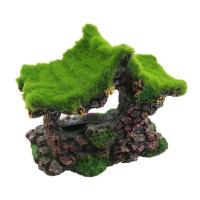 1PC Casa De Resina Hueca Para Acuario Ocasión Para Tartarugas Y Bettas Decoración De Escondite Para Peces - details 2