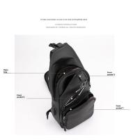 Bolsa De Pecho Antirrobo Para Hombre Pequeña Impermeable Con Malla De Almacenamiento Bolsa Transversal Deportiva Para Viajes Con Bolsillo Para Móvil - details 7