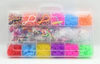 Set De 1800 Piezas De Banda Elástica De Goma Colorida Para Niñas Herramienta De Tejido Para Pulseras Kit De Juguete Educativo Para Niños De 7 a 10 Años - details 9