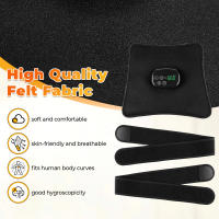 Cinturón de terapia de luz roja LED, multifuncional, con compresas calientes infrarrojas lejanas y almohadillas de masaje para hombros y rodillas. - details 9