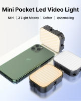 VIJIM Ulanzi VL100C Luz De Video LED Bi-color 3200K-6500K Con Cabeza Giratoria De 170° Y Soporte Frío Batería De 2000mAh Para Vlog Y Cámara - details 0