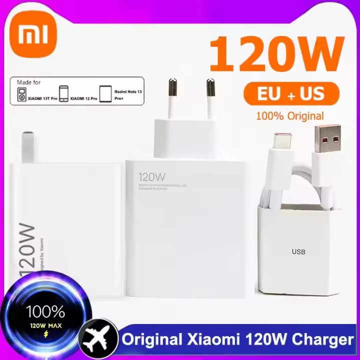Cargador Original Xiaomi TurboCharge 120W 🚀 carga rápida - 1
