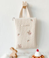 Bolso De Diaper Para Mamá Organizador De Bolsas De Bebé Estilo Mini Handbags Caddy De Almacenamiento Con Cierre De Cremallera Diseño De Oso Lindo Accesorios Para Bebés - details 4