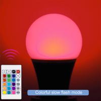 Bombilla LED RGB Inteligente Control Remoto Luz Cambiante De Color E27 5W 10W 15W Ajustable AC85-265V Para Dormitorio - details 9