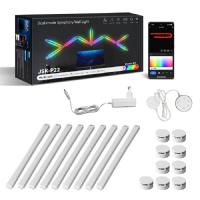 Lámpara De Pared Inteligente WIFI LED RGBIC Barra De Luz DIY Decoración De Ambiente Para Dormitorio Y Sala De Juegos Iluminación Nocturna Con Música Y TV - details 7