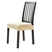 Cubierta De Silla De Comedor Suave De Velours Color Sólido Cubierta De Asiento Desmontable Antipolvo Fundas De Silla Para Hotel Y Hogar - details 9