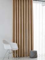 Cortinas De Jardín Amarillas Cremosas Para Dormitorio Y Sala De Estar Con Diseño Jacquard Gruesas Para Sombreado - details 6