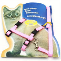 Correa Y Collar De Nylon Ajustable Para Gatos Y Perros Con Tracción Halter Para Mascotas Productos Para Gatos Y Perros - details 2