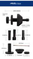 Kit De Alineación De Embreague Universal Para Coches Y Camiones Con 3 Colletos Herramienta De Desmontaje De Automóviles Corregidor De Reparación - details 3