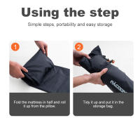 PACOONE Almohadilla De Acampar Al Aire Libre Con Cojín Inflable Plegable Ultra-ligera Chapa Impermeable Para Viajes Y Senderismo - details 4