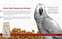 Alimento Premium de Alta Proteína para Loros y Aves Exóticas - Psittacus, Cacatuas, Cotorras, Kramer, Yacos, Guacamayos - 3 Kg Pienso High Energy - details 1