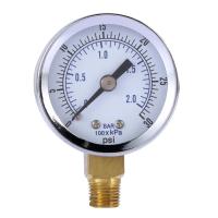 Gauge De Compresor De Aire 1/8in Diámetro Exterior 3/8in Medidor De Presión De Aire Versátil Para Propósitos Generales - details 2