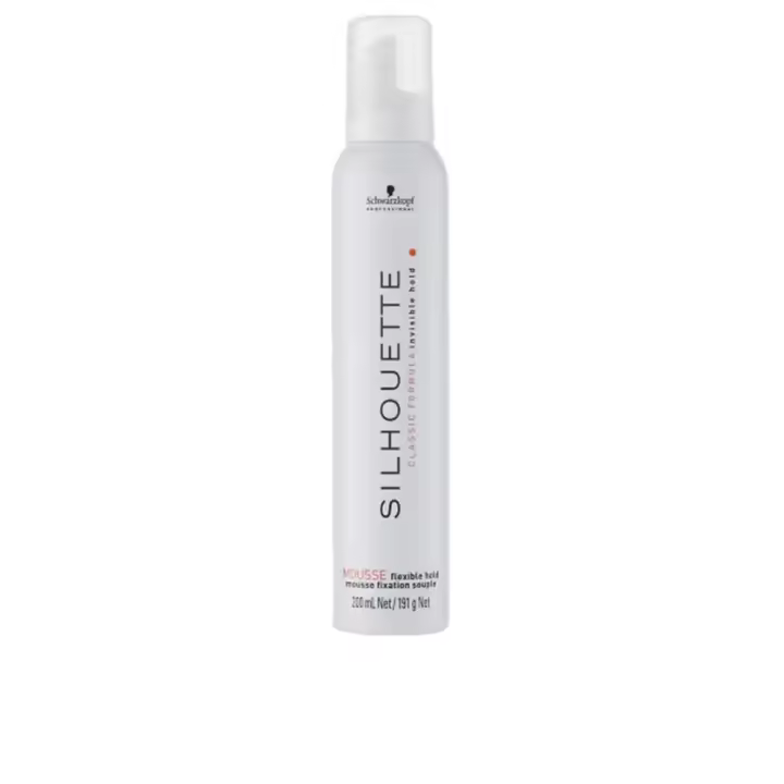 SCHWARZKOPF SILHOUETTE FLEXIBLE HOLD PURE 200 ml. Espuma de volumen elástico y fijación duradera. - 1