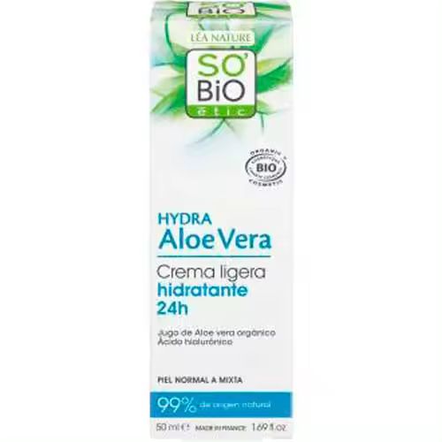 So Bio Étic Crema Ligera 24H Ácido Hialurónico-aloe 50ml. Bio - 1