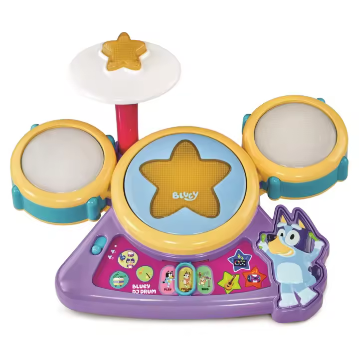 Batería musical de Bluey 24,2x30,9x13,1 cm (Vtech 80-573422) - 1